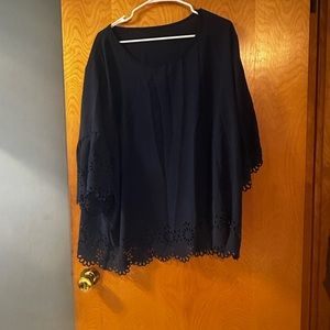 Navy blouse